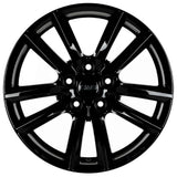 CMS-1277-02 7.0x17" -5x114.3 ET53 67.2 Complete Black Gloss Jant (4 Adet)