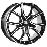 CMS-1432-01 8.0x18" -5x112 ET46 57.1 Diamond Black Gloss Jant (4 Adet)