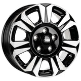 CMS-1469-02 6.5x17" -5x120 ET60 65.1 Diamond Black Gloss Jant (4 Adet)