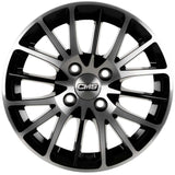 CMS-456-02 6.0x14"-4x108 ET35 63.4 Diamond Black Gloss Jant (4 Adet)