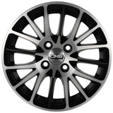 CMS-456-03 6.0x14" -4x100 ET35 67.2 Diamond Matt Black Jant (4 Adet)