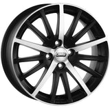 CMS-465-06 6.5x15" -4x108 ET38 67.2 Diamond Matt Black Jant (4 Adet)