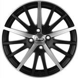 CMS-465-06 6.5x15" -4x108 ET38 67.2 Diamond Matt Black Jant (4 Adet)