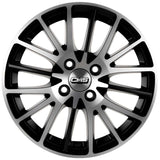 CMS-555-01 6.0x15"-4x100 ET40 67.2 Diamond Matt Black Jant (4 Adet)