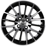 CMS-555-02 6.0x15"-4x100 ET40 67.2 Diamond Black Gloss Jant (4 Adet)