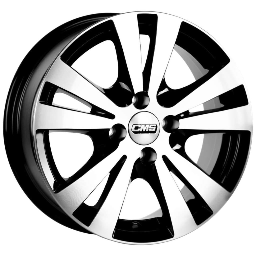 CMS 603 01 6 5x15 4x100 ET35 67 2 Diamond Black Gloss Jant 4 Adet cms-603-01-6-5x15-4x100-et35-67-2-diamond-black-gloss-jant-4-adet