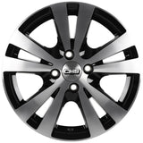 CMS-603-04 6.5x15"-4x108 ET15 65.1 Diamond Black Gloss Jant (4 Adet)