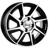 CMS-831-01 6.0x14-4x100 ET35 67.2 Diamond Black Gloss Jant (4 Adet)