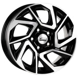 CMS-979-01 6.5x15"-4x100 ET35 67.2 Diamond Black Gloss Jant (4 Adet)