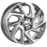 CMS-979-04 6.5x15"-4x108 ET20 65.1 Diamond Racing Silver Jant (4 Adet)