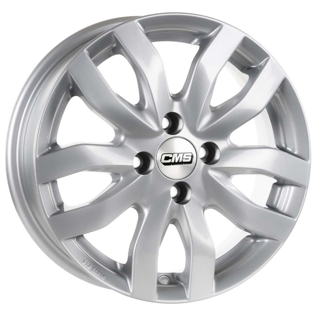 CMS-985-01 6.0x15"-4x100 ET40 67.2 Racing Silver Jant (4 Adet)