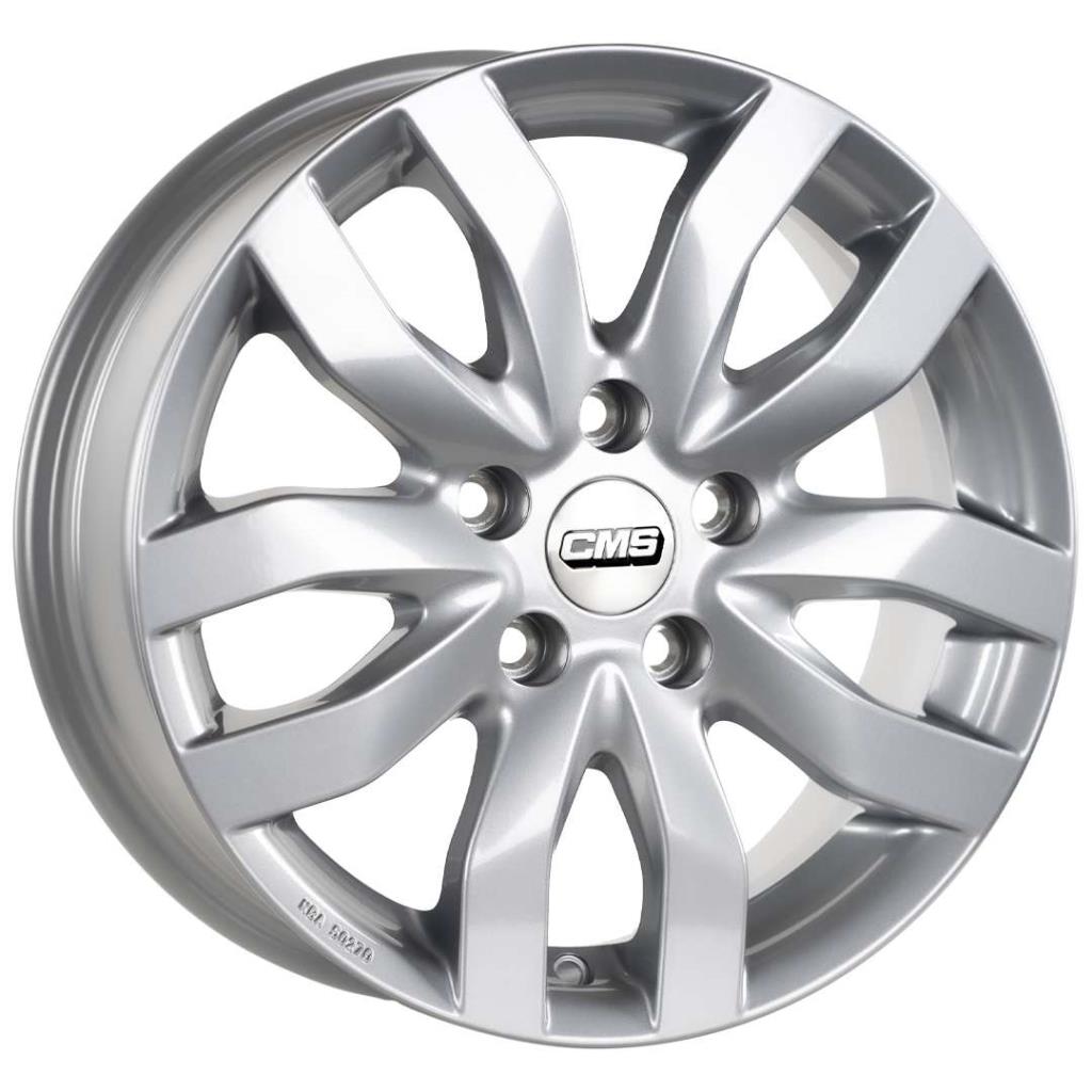 CMS-986-01 6.5x16"-5x120 ET52 67.2 Racing Silver Jant (4 Adet)
