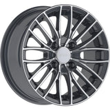 EMR-164-05 6.5x15"-4x100 ET35 67.1 Palladium Polished Jant (4 Adet)