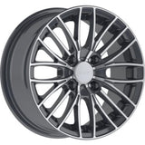 EMR-165-05 6.0x14"-4x100 ET35 67.1 Palladium Polished Jant (4 Adet)