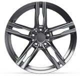 EMR-20179-06 9.5x20"-5x120 ET37 72.56 Glossy Titanium Jant (4 Adet)