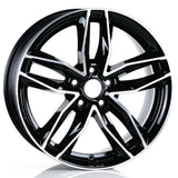 EMR-216-01 8.0x18"-5x112 ET45 66,45 Black Polished Jant (4 Adet)