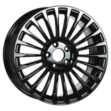 EMR-A223-06 8.0x18" -5x112 ET35 66.6 Black Jant (4 Adet)