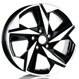 EMR-A307-02 6.0x15"-4x100 ET40 67.1 Black Diamond Jant (4 Adet)