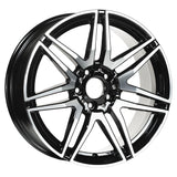 EMR-A397-01 8.0x18"-5x112 ET45 66.6 Black Diamond Jant (4 Adet)