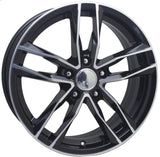 EMR-A5068-01 8.0x18"-5x112 ET35 66.45 Black Diamond Jant (4 Adet)