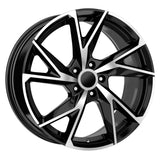 EMR-CA23-03 8.5x19" -5x112 ET40 66.6 Black Polished Jant (4 Adet)