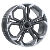 EMR-DY1257-04 7.5×17-5×114 ET40 67.1 Gun Metal Diamond Jant (4 Adet)