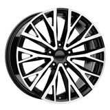 EMR-DY1280-01 9.0x20" 5x108 ET45 63.4 Black Diamond Jant (4 Adet)