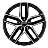 EMR-DY437-02 7.5x17" 5x112 ET40 57.1 Black Machined Jant (4 Adet)