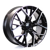 EMR-DY718-02 9.0x18"-5x120 ET37 72.6 Black Diamond Jant (4 Adet)