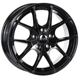 EMR-G691-39 6.5x15-4x108 ET25 65.1 Gloss Black Jant (4 Adet)