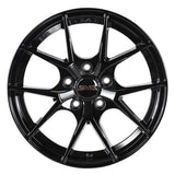 EMR-G691-39 6.5x15-4x108 ET25 65.1 Gloss Black Jant (4 Adet)