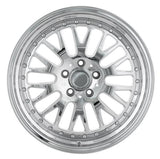 EMR-L215-08 8.0x15" -4x100 ET20 73,1 Chrome Jant (4 Adet)