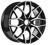 EMR-S1038-12 7.5x17" -4x100 ET35 73.1 Black Diamond Jant (4 Adet)