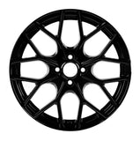 EMR-S1038-16 7.5x17" -4x108 ET35 63.4 Black Jant (4 Adet)