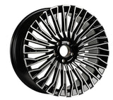 EMR-W7835-01 8.x18-5x112 ET35 66.6 Deep Black Diamond Gloss Jant (4 Adet)